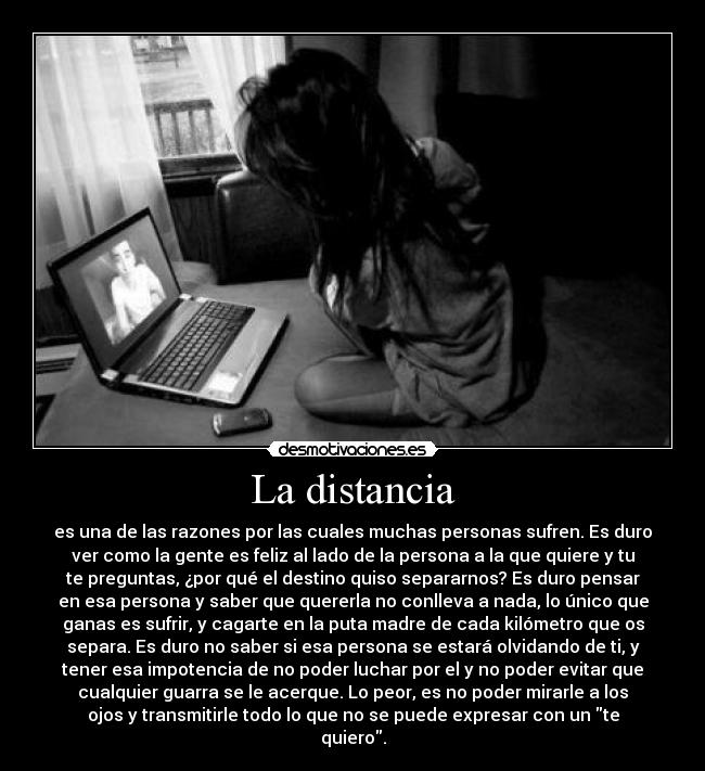 La distancia -