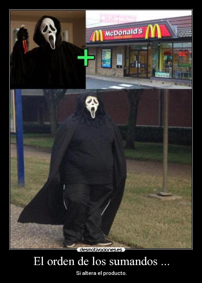 El orden de los sumandos ... - Si altera el producto.