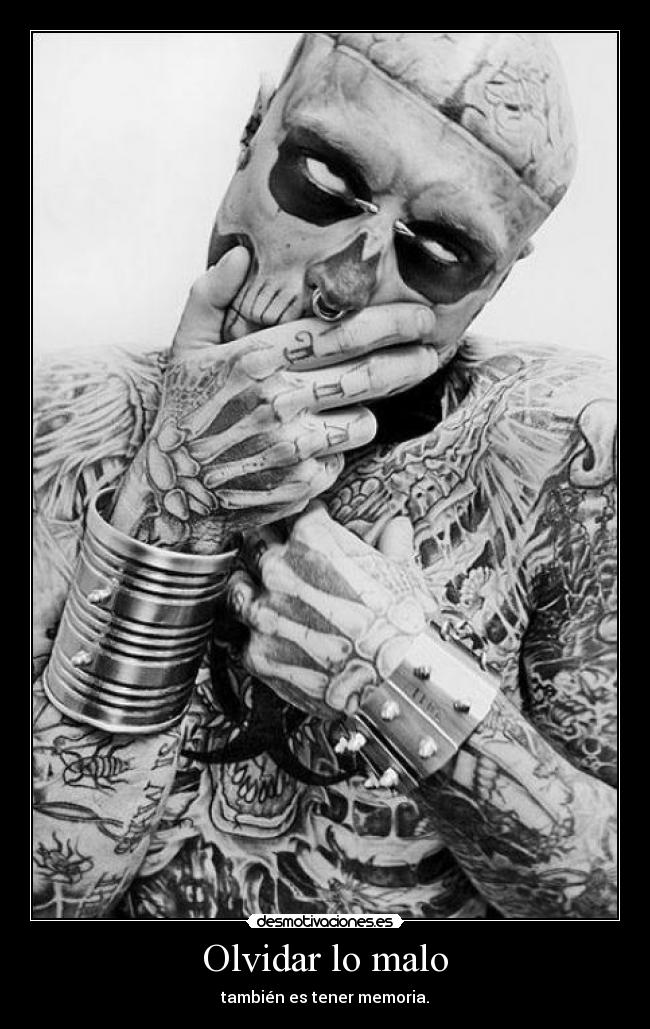 Olvidar lo malo -