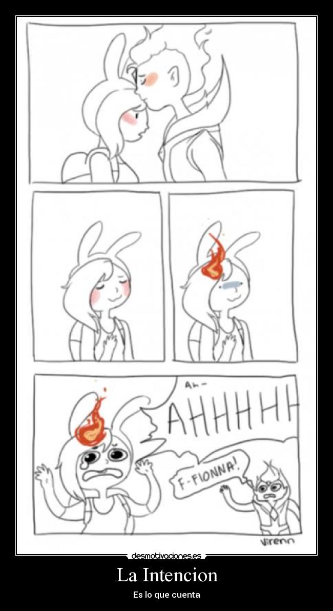 carteles hora aventura aventuras fionna principe flama desmotivaciones