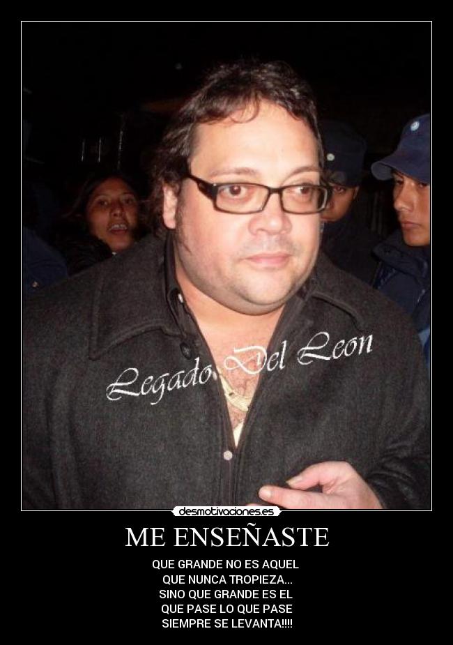 ME ENSEÑASTE -