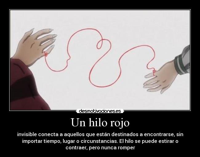 Un hilo rojo -