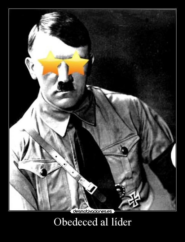 Obedeced al líder -
