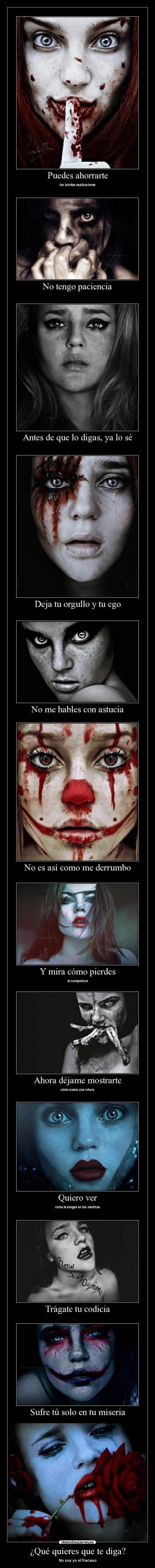 ¿Qué quieres que te diga? -