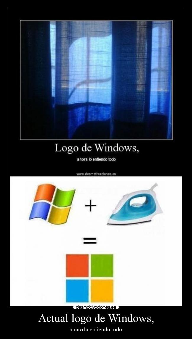 Actual logo de Windows, -
