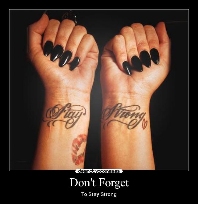 Dont Forget -