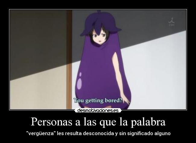 carteles harukaze nigatsu denpa onna que se mas chica esta vistio berenjena lol desmotivaciones