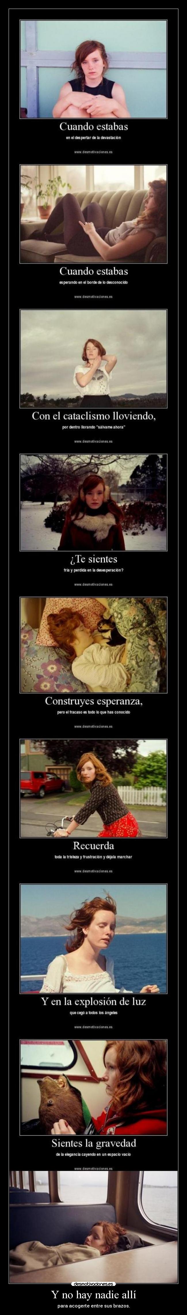 Y no hay nadie allí -