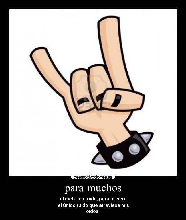 para muchos -