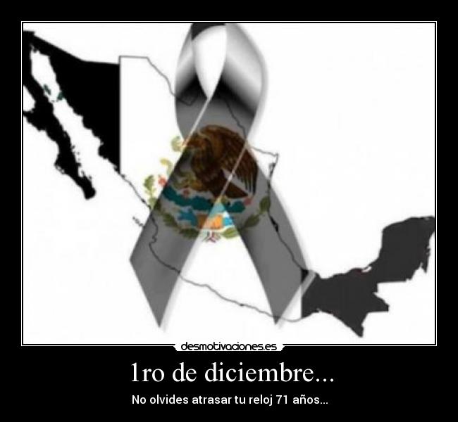 1ro de diciembre... - 