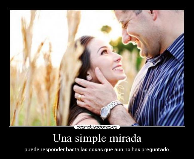 Una simple mirada -