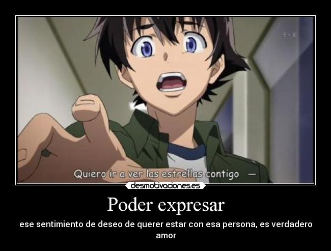 carteles anime mirai nikki yuki cosas bonitas digan reaccionar verdadero amor sentimiento querer desmotivaciones