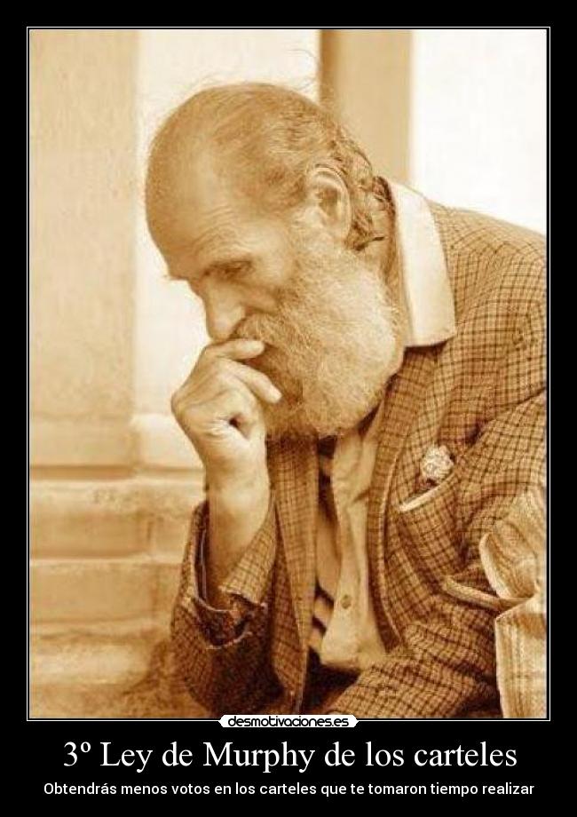 3º Ley de Murphy de los carteles -