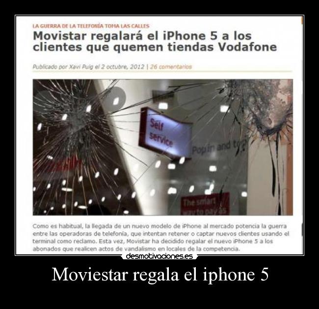 carteles moviestar regala iphone desmotivaciones