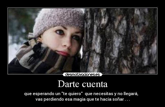 Darte cuenta - 