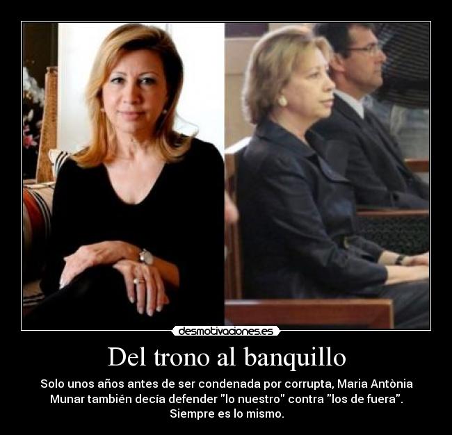 carteles maria antonia munar mallorca baleares corrupcion nacionalismo desmotivaciones