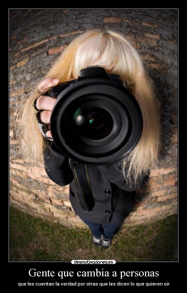 Gente que cambia a personas -