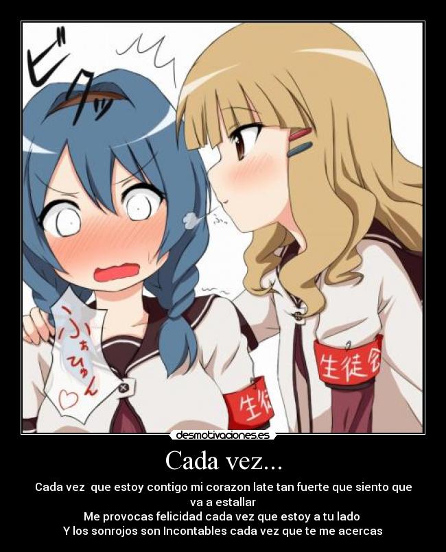 carteles yuruyuri yuri himawari sakurako anime desmotivaciones