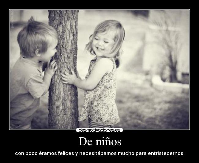De niños -