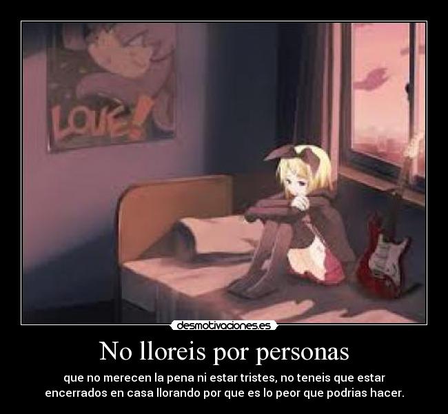 No lloreis por personas - 