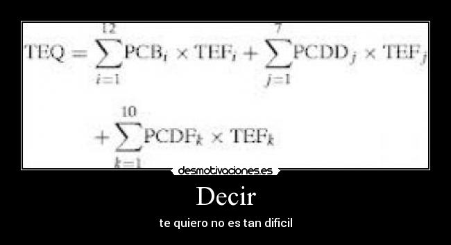 Decir - te quiero no es tan dificil