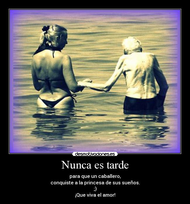 carteles amor caballero princesa cuentos hadas conquistar sentimientos desmotivaciones