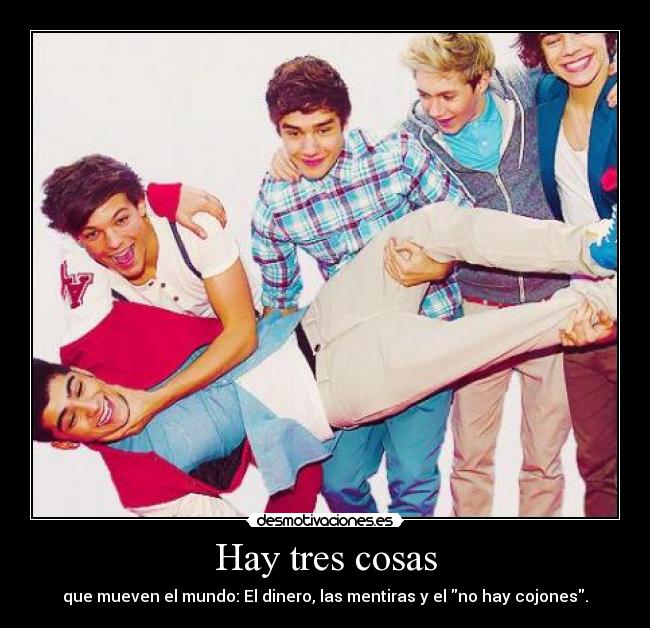 Hay tres cosas - 