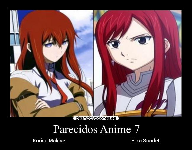 Parecidos Anime 7 -