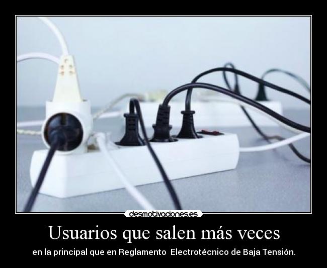 Usuarios que salen más veces -