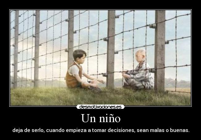Un niño -