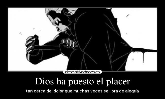 carteles dios naruto shippuden hidan dolor placer jashin jashinismo desmotivaciones