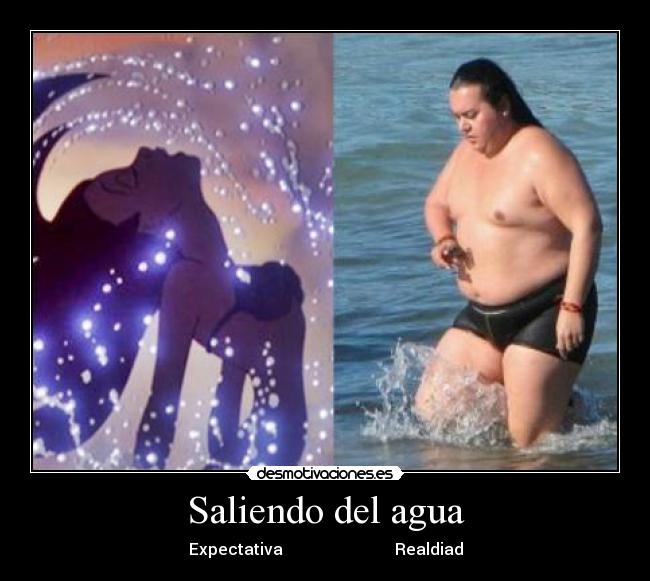 Saliendo del agua - 