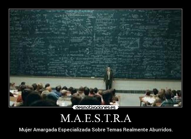 M.A.E.S.T.R.A -