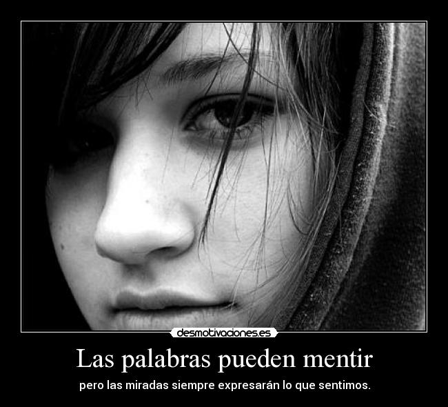 Las palabras pueden mentir - 