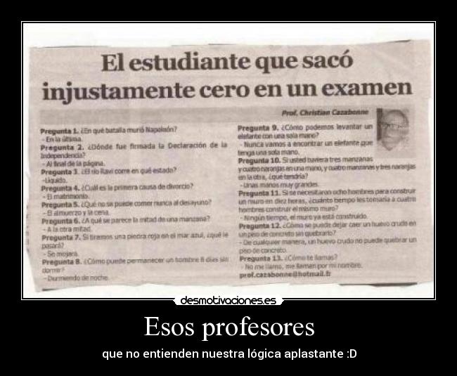 carteles profesores desmotivaciones