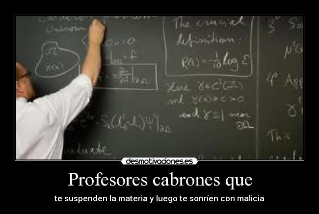 carteles profesores desmotivaciones