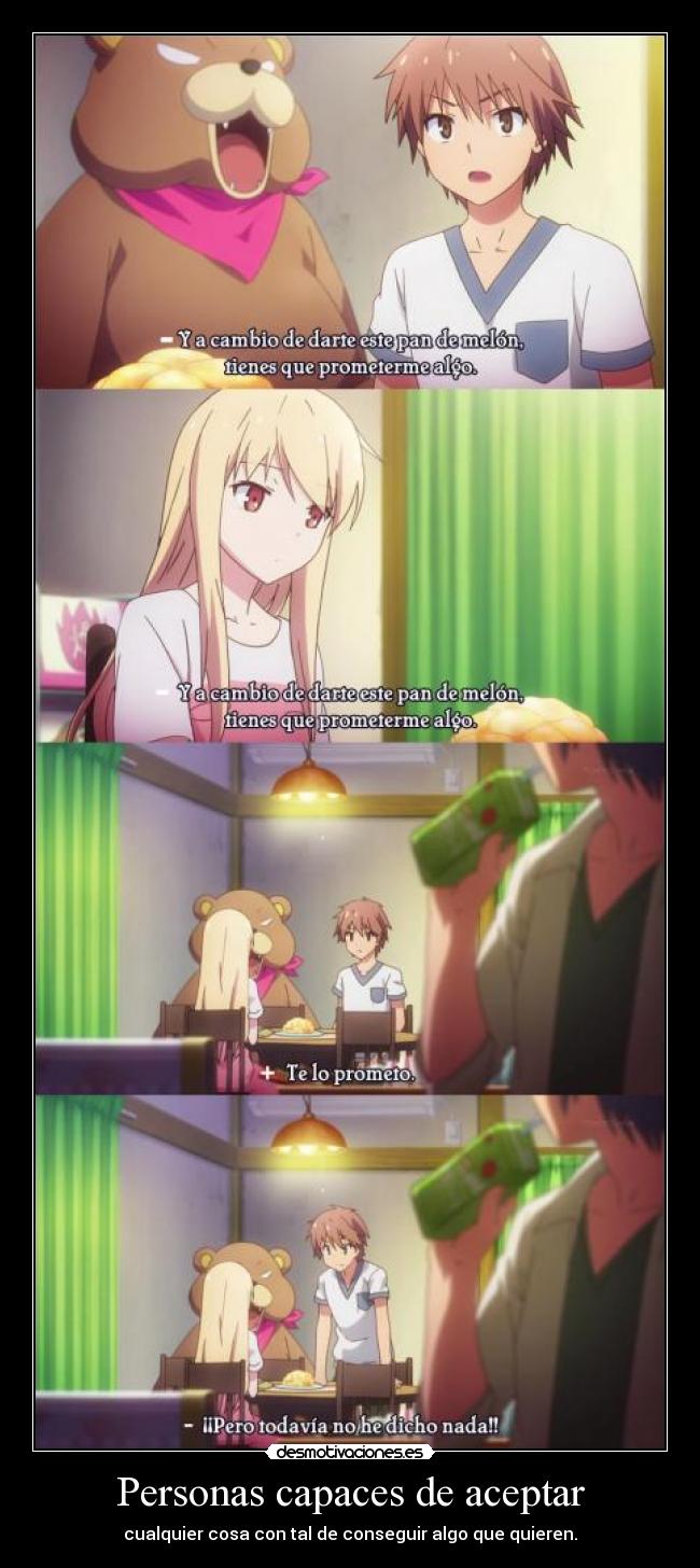 Personas capaces de aceptar -