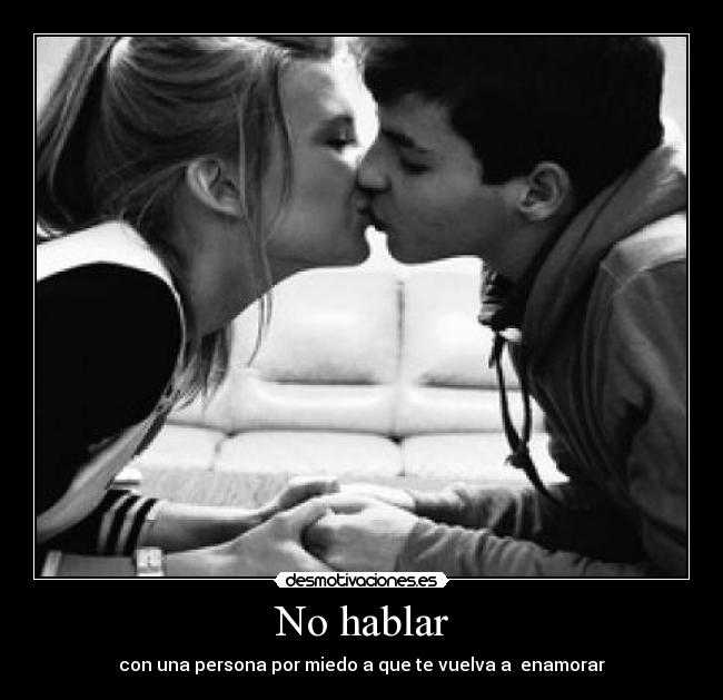 No hablar -