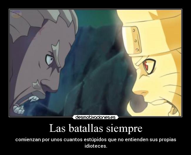 Las batallas siempre -