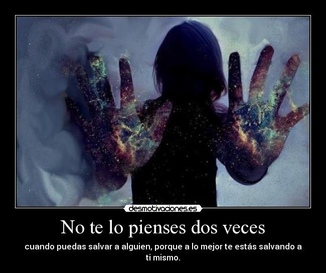 No te lo pienses dos veces -