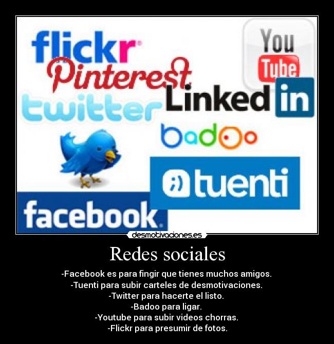 Redes sociales -