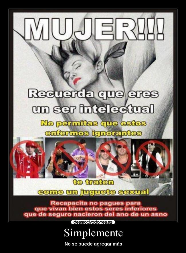 Simplemente - No se puede agregar más