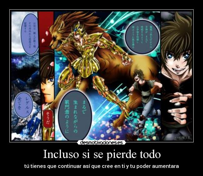 Incluso si se pierde todo - 