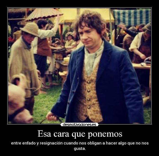 carteles rapyeah hobbit bilbo desmotivaciones