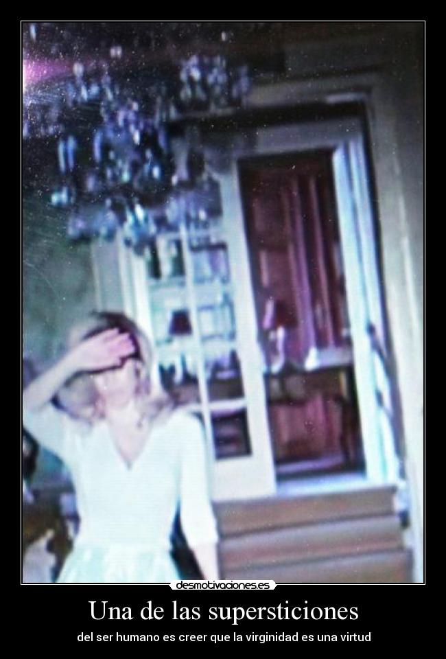 Una de las supersticiones -