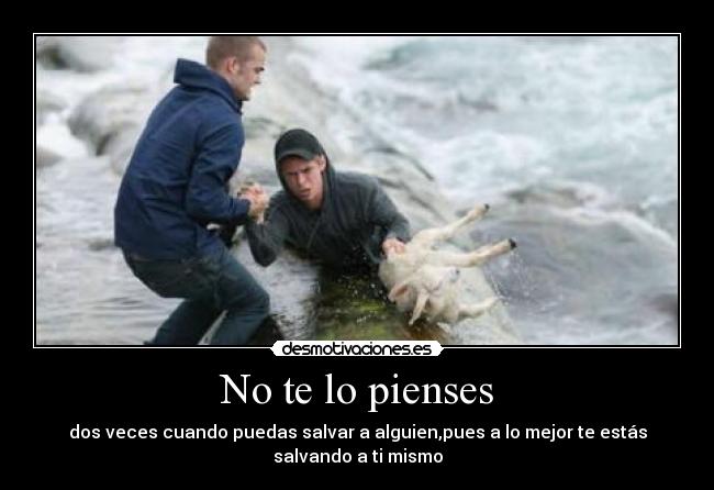No te lo pienses -