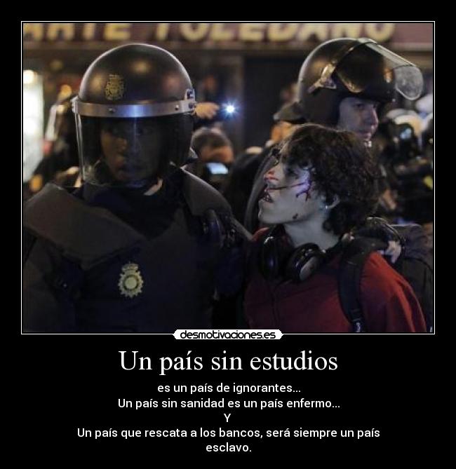 Un país sin estudios - 