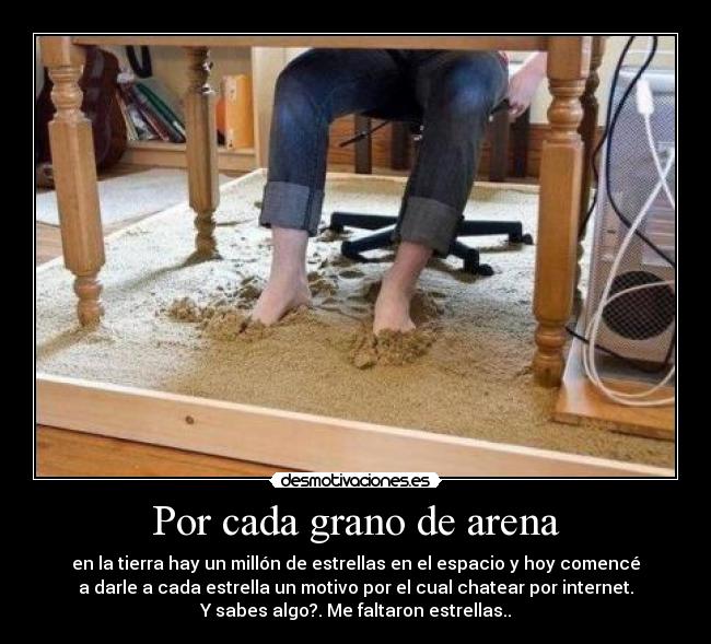 Por cada grano de arena - 