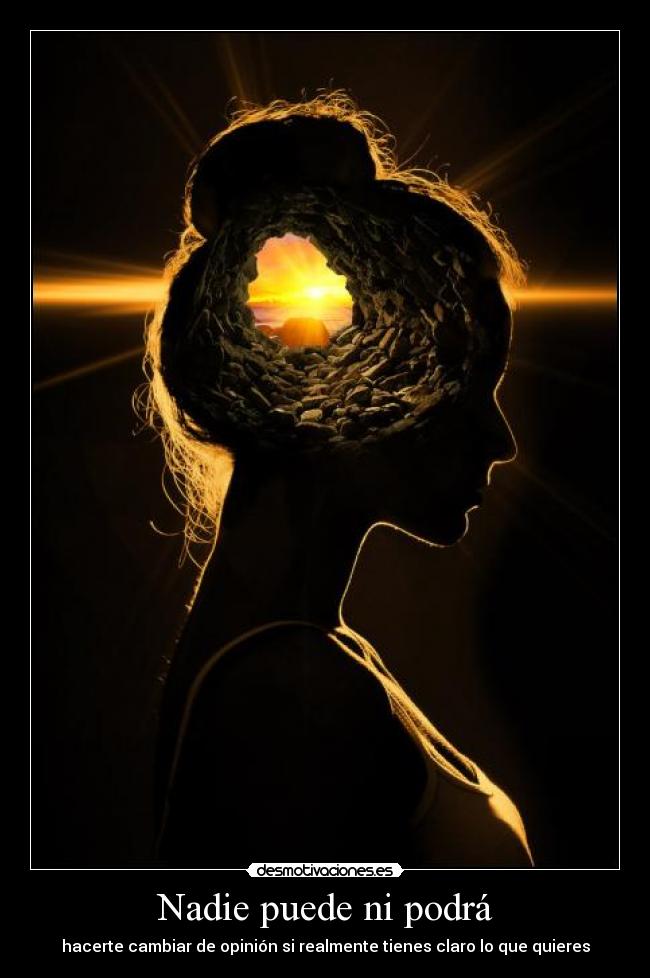 carteles poder cambiar hacer opinion tener claro querer ely desmotivaciones