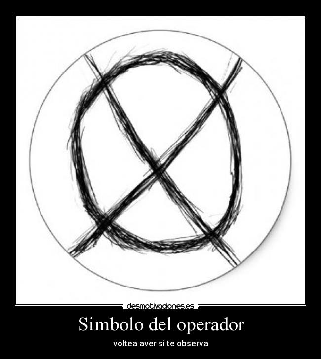 Simbolo del operador -